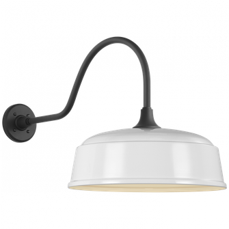 Academy 23'' Flynn Barn Light (279|TOB 2802MBK/S7-WHT)