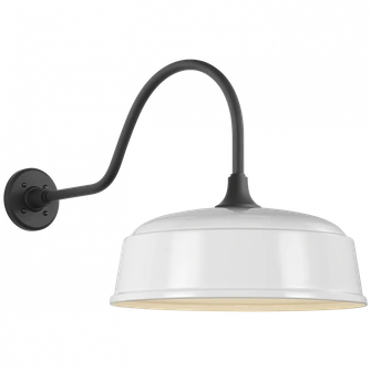 Academy 23'' Flynn Barn Light (279|TOB 2802MBK/S7-WHT)