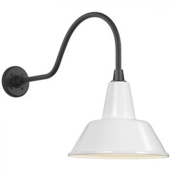 Academy 23'' Flynn Barn Light (279|TOB 2802MBK/S1-WHT)