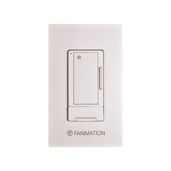 Ceiling Fan Wall Control with Receiver - 3 Speed Fan - White (90|WR505WH)