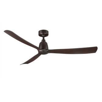 Kute 60 inch Indoor/Outdoor Smart Ceiling Fan - Dark Bronze with Dark Walnut blades (90|FPD8560DZ)