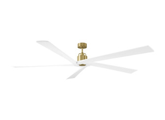 Aspen 84 Ceiling Fan in Burnished Brass with Matte White Blades (6|5ASPR84BBS) Aspen 84 Ceiling Fan in Burnished Brass with Matte White Blades (6|5ASPR84BBS)