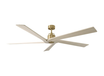 Aspen 70 Ceiling Fan in Burnished Brass with Washed White Oak Blades (6|5ASPR70BBSWWO)