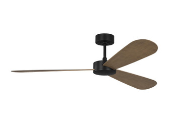 Paddle Smart 60 Ceiling Fan in Midnight Black with Oak Blades (6|3PDSM60MBK)