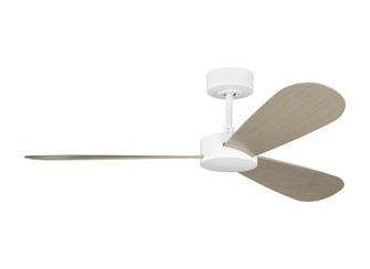 Paddle Smart 52 Ceiling Fan in Matte White with White Cerused Oak Blades (6|3PDSM52RZW)