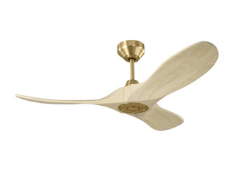 Maverick Smart 44 Ceiling Fan in Burnished Brass with Washed White Oak Blades (6|3MAVSM44BBSWWO)