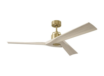 Alma Smart 52 - Burnished Brass w Washed White Oak Blades (6|3ALMSM52BBSWWO)