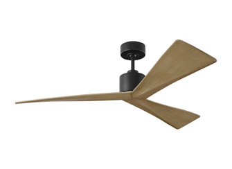 Adler 52 Ceiling Fan in Midnight Black with Natural Honey Blades (6|3ADR52MBK)
