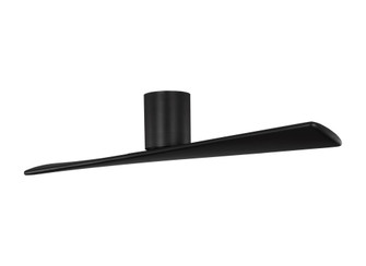 Plank Smart 52 Hugger Ceiling Fan in Midnight Black with Midnight Black Blade (6|2PLSMH52MBK)
