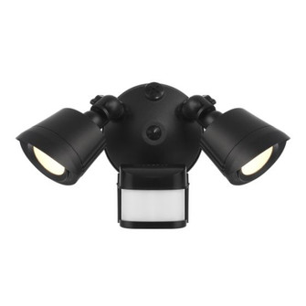 LED 3CCT Motion Sensored Double Flood Light in Black (128|4-FLOOD-MS-A2-3CCT-BK)