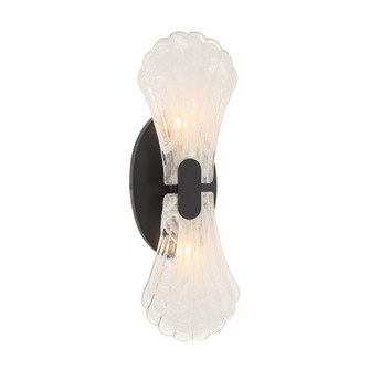 Bancroft 2-Light Wall Sconce in Matte Black (128|9-3607-2-89)