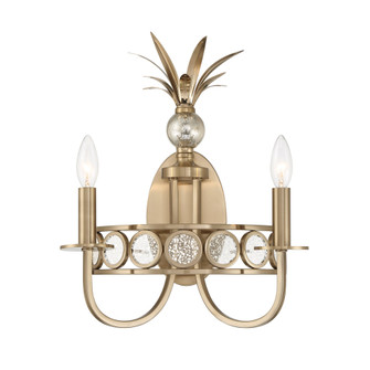 Hearst 2-Light Wall Sconce in Noble Brass (128|9-1207-2-127)