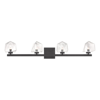 Castello 4-Light Bathroom Vanity Light in Matte Black (128|8-1239-4-BK)