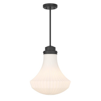 Bartlet 1-Light Pendant in Matte Black (128|7-0108-1-89)