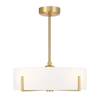 Mansell 4-Light Fan D'Lier in Warm Brass (128|26-FD-775-322)