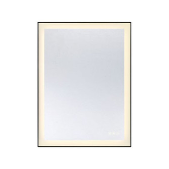 Paulding LED Rectangle Frontlit Mirror with Black Frame (128|2-1229-24X32)