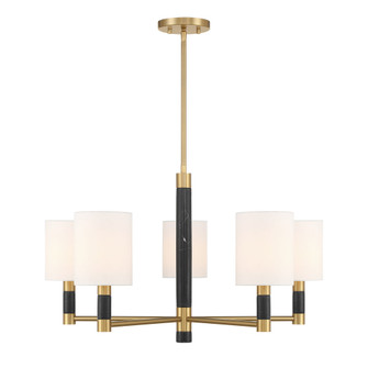Conrad 5-Light Chandelier in Warm Brass (128|1-4606-5-322)