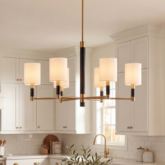 Conrad 8-Light Chandelier in Warm Brass (128|1-4605-8-322)