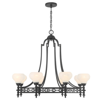 Allston 8-Light Chandelier in Matte Black (128|1-1605-8-89)