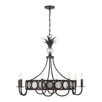 Hearst 8-Light Chandelier in Black Tourmaline (128|1-1205-8-188)