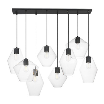 Geode-Multi-Light Pendant (19|21339CLBK)