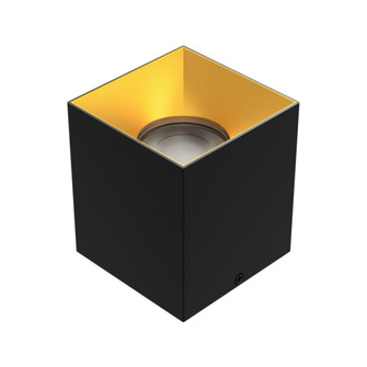 Zoron Square Flush Mount (1357|C4SL-NCS-BKGL)