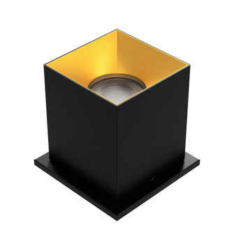 Zoron Square Flush Mount (1357|C4ST-NCS-BKGL)