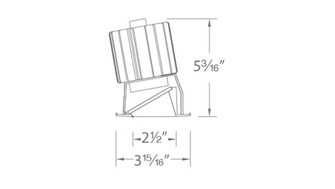 Volta 2'' Square Wall Wash Trim (1357|R2SWT-ATWA-WT)