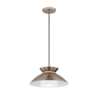 Noreen 14'' 1-Light Pendant (254|FSN-4187-OPAL-BRSS)