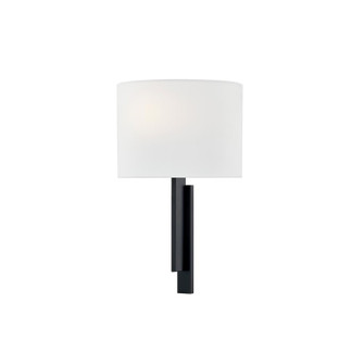 Hamilton ADA 1-Light Wall Sconce (254|FAB-4332-WHTE-MBLK)