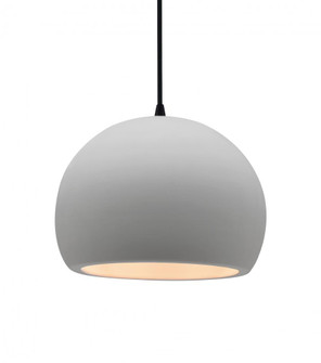 Medium Globe 1-Light Pendant (254|CER-6533-BIS-MBLK-BKCD)