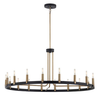 Clayton 42'' 1-Tier 18-Light Chandelier (254|NSH-8045-MBBR)