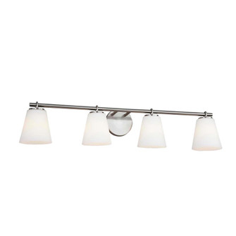 Alpino 4-Light Bath Bar (254|FSN-8034-OPAL-NCKL)