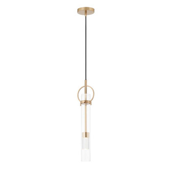 Chloe LED Tall Pendant (254|FSN-4121-CLER-BRSS)