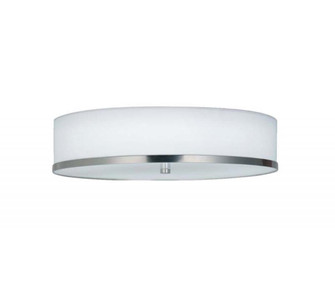 Hyde 15'' LED Flush-Mount (254|FAB-4460-WHTE-NCKL)