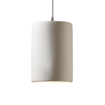 Small Cylinder LED Pendant (254|CER-9620-BIS-NCKL-WTCD-LED1-700)