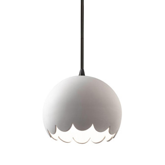 Scallop Pendant (254|CER-6470-BIS-MBLK-BKCD)