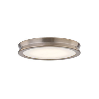 Bevel 12'' LED Flush-Mount (254|FSN-4181-OPAL-BRSS)
