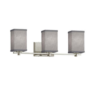 Era 3-Light LED Bath Bar (254|FAB-8443-15-GRAY-NCKL-LED3-2100)