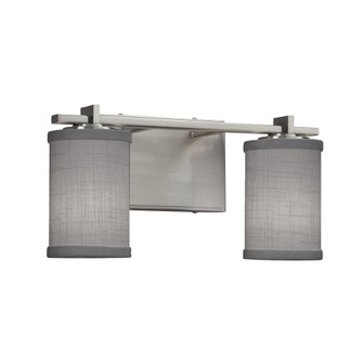 Era 2-Light Bath Bar (254|FAB-8442-10-GRAY-NCKL)