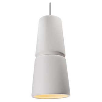 Large Cone 1-Light LED Pendant (254|CER-6435-BIS-CROM-BKCD-LED2-1400)
