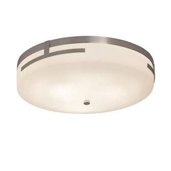 Atlas 19'' LED Round Flush-Mount (254|FSN-8998-OPAL-CROM)