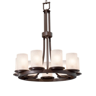 Dakota 9-Light Ring Chandelier (254|FSN-8766-10-FRCR-DBRZ)