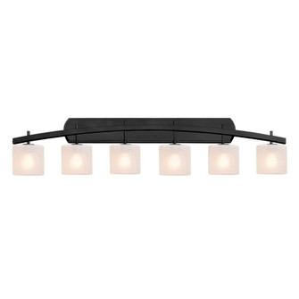 Archway 6-Light Bath Bar (254|FSN-8596-30-FRCR-MBLK)