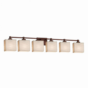 Tetra 6-Light Bath Bar (254|PNA-8426-55-WAVE-DBRZ)