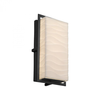 Avalon Small ADA Outdoor/Indoor LED Wall Sconce (254|PNA-7562W-WAVE-MBLK)