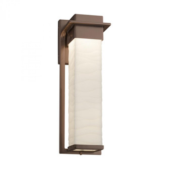 Pacific Large Outdoor LED Wall Sconce (254|PNA-7544W-WAVE-DBRZ)
