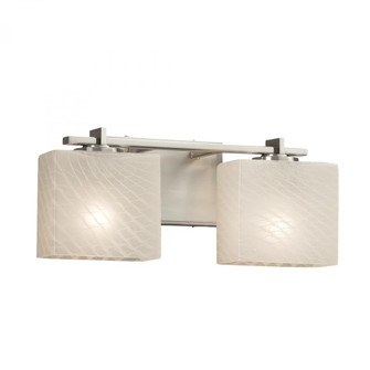 Era 2-Light Bath Bar (254|FSN-8442-55-WEVE-NCKL)