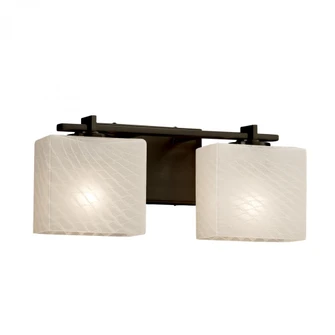 Era 2-Light Bath Bar (254|FSN-8442-55-WEVE-DBRZ)