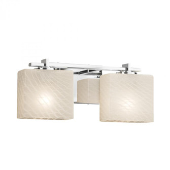 Era 2-Light LED Bath Bar (254|FSN-8442-55-WEVE-CROM-LED2-1400)